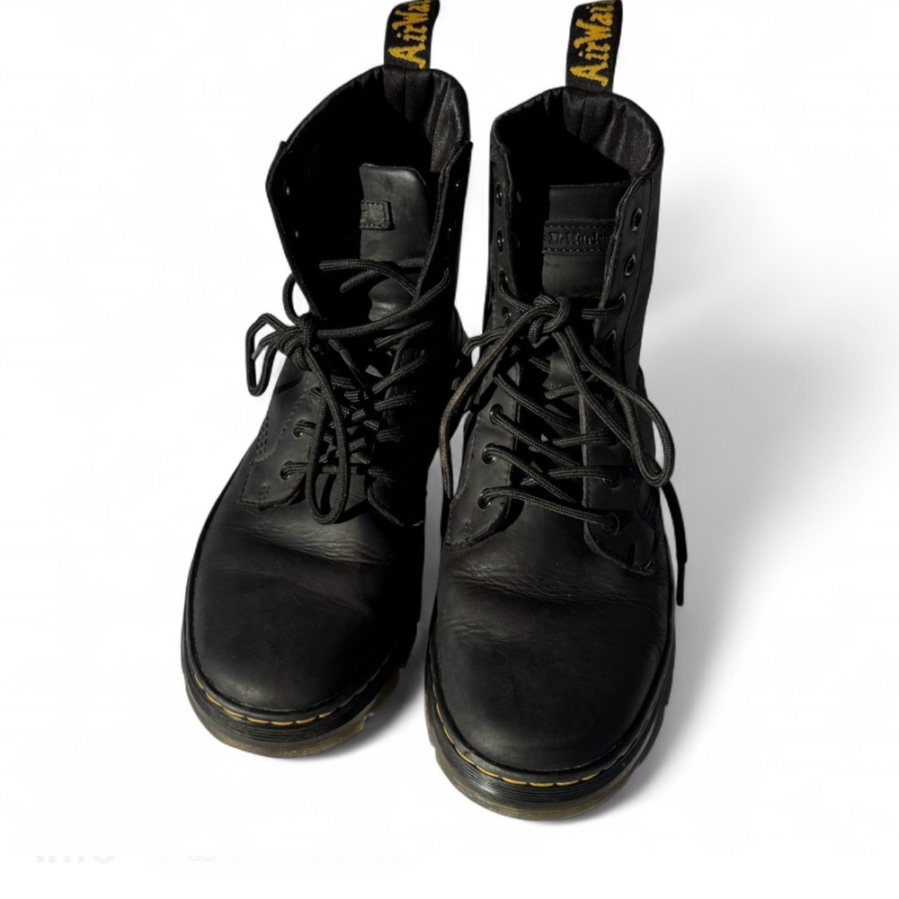 Dr. Martens Black Leather Boots - Picture 4 of 9